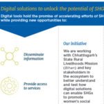 Digital Solutions to Unlock the Potential of SHGs and their Federations