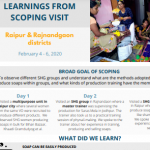 Learnings from Scoping Visit