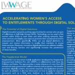 Accelerating Women’s Access to Entitlements through Digital Solutions
